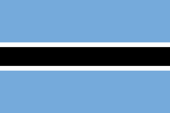 پرچم Botswana